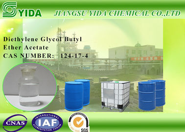 DBA Cas No 124-17-4 dietilena Glycol Monobutyl Eter Acetate Cairan tak berwarna dan transparan